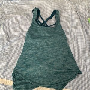 Lululemon tank with built in sports bra. Free to be. Size 2